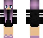 purple kawaii pvp girl
