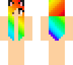 rainbiw cat girl base