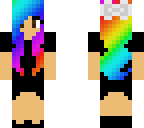 rainbow hair
