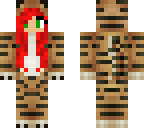 red haired tiger girl