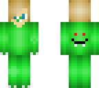 blonde dino baby green