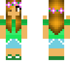 blonde flower girl