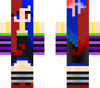 blue and red emo girl v2