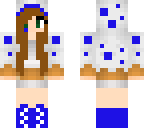 blue cake girlskin