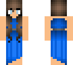 blue dress