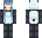 blue panda