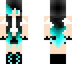 cute gamer girl blue