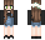 cute overall shorts girl