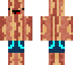 derpy bacon in a swim suit