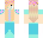princess with bathing suit underneath