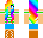rainbow cat girl