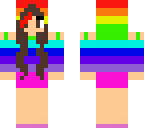 rainbow girl