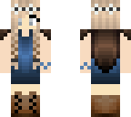 viking lady with fixed cloak