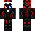 3d red robot boy