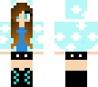 aqua cloud girl