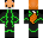 black and green tech fox