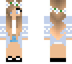 blue cardigan girl
