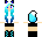 blue wolf girl update