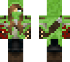 green warrior ninja girl