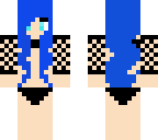 hot blue haired girl