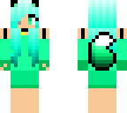 mint green wolf