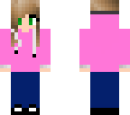 pink hoodie girl skin