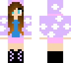 purple cloud girl