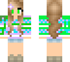 random green spots t-shirt model