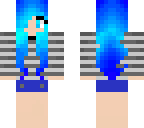 striped girl