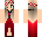 yule ball girl with necklace