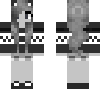 black white gray girl