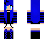 blue goth girl