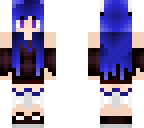 blue hair cutey