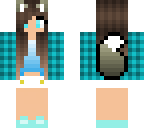 blue wolf girl xd