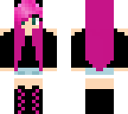 cute wolf pink girl