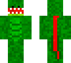 dino skin red