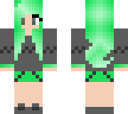 green hair girl