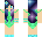 green swimsuit