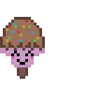 ice cream - pixel art