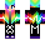 rainbow music girl