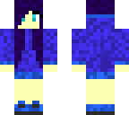 blue girl skin