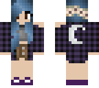 blue hair