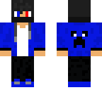 blue shoes