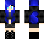blue werewolf girl