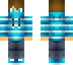 cool blue dude with face mask
