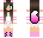 fox girl pink
