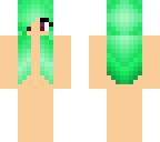 green haired skin base