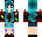 messy cyan cat