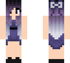 purple dress girl