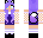 purple wolf girl